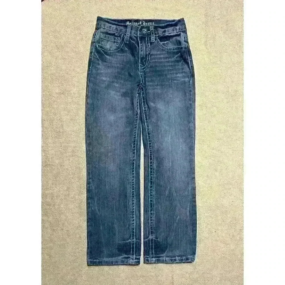 Boys Request Jeans Premium, Size 6, Straight Leg A0003 - Picture 2 of 6